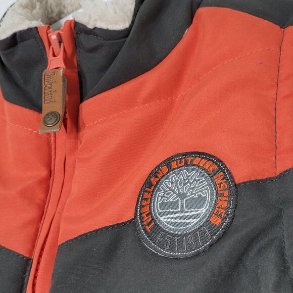 Timberland Little Boys Sleeveless Zip-Up Sherpa Collar Spring Vest Size 2T - Picture 7 of 9